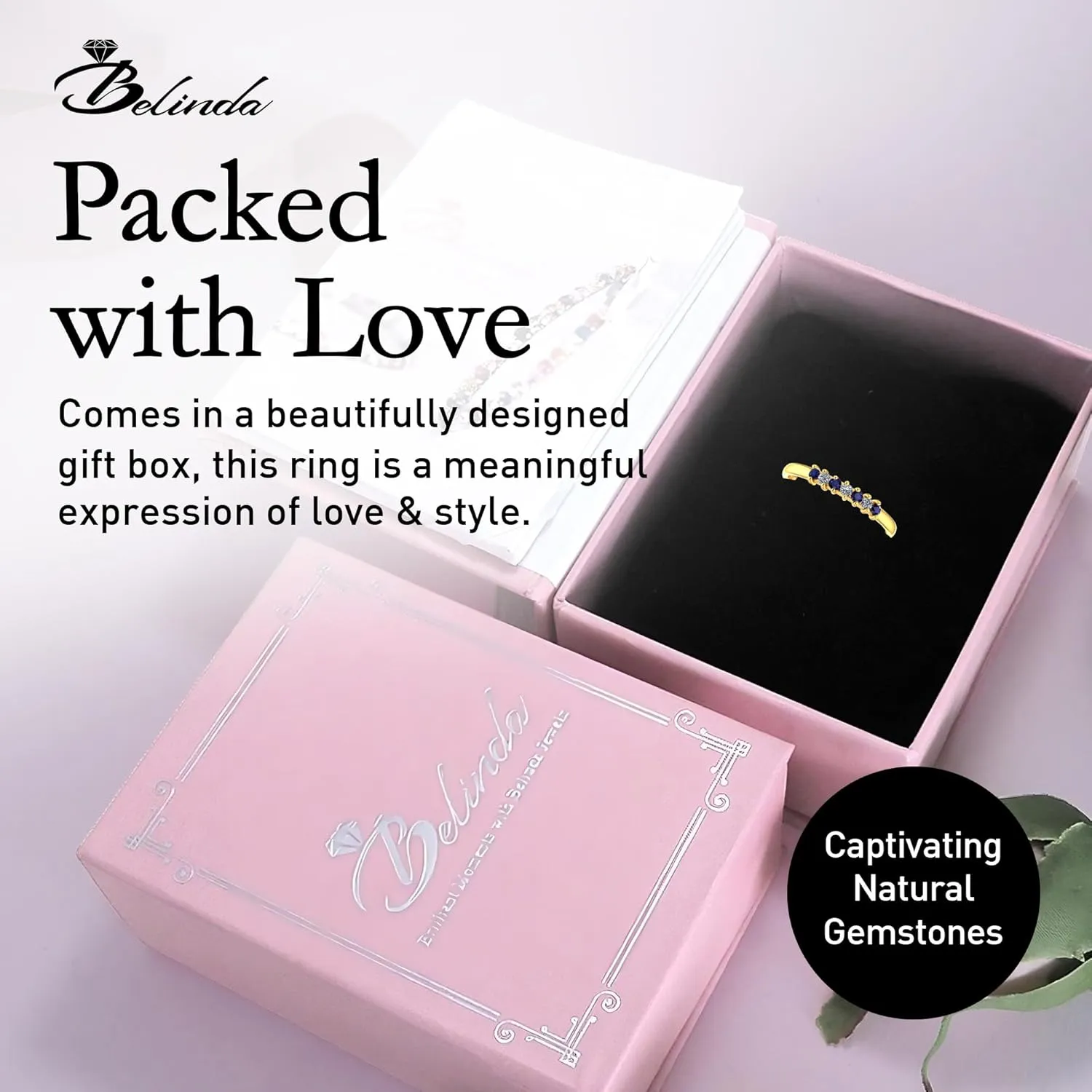 10k Yellow Gold Ring with Diamond Natural Sparkling 1.5mm Gemstone 0.08 carat Band White 1.6mm Diamonds 0.057 carat Prong Setting with Round Shaped in Gift for Women