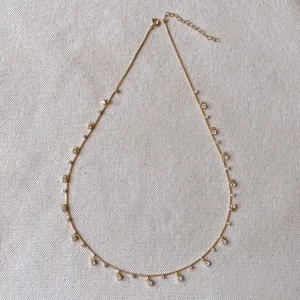 18k Gold Filled Sparkles Necklace