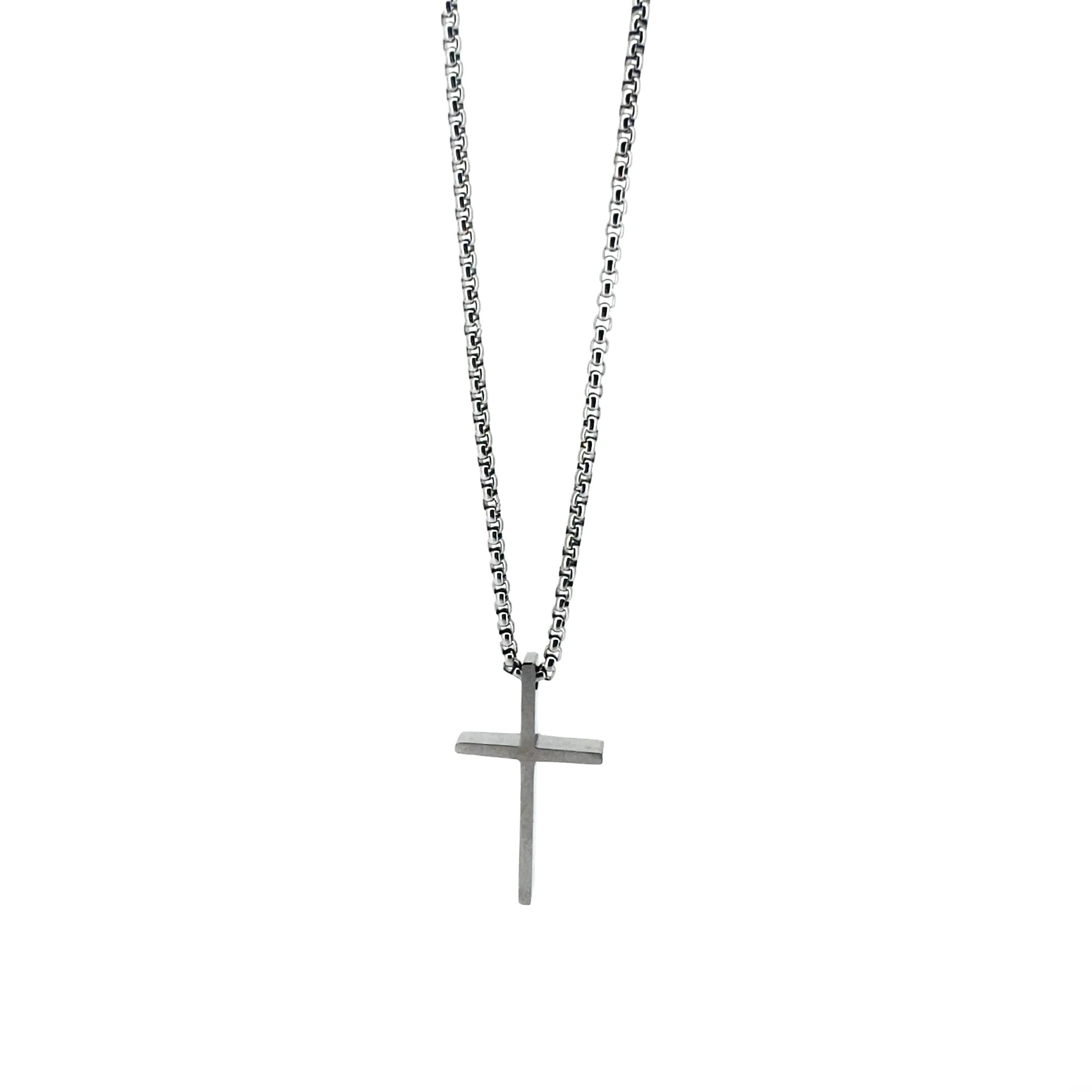 Azriel Crucifix Pendant with Chain Necklace