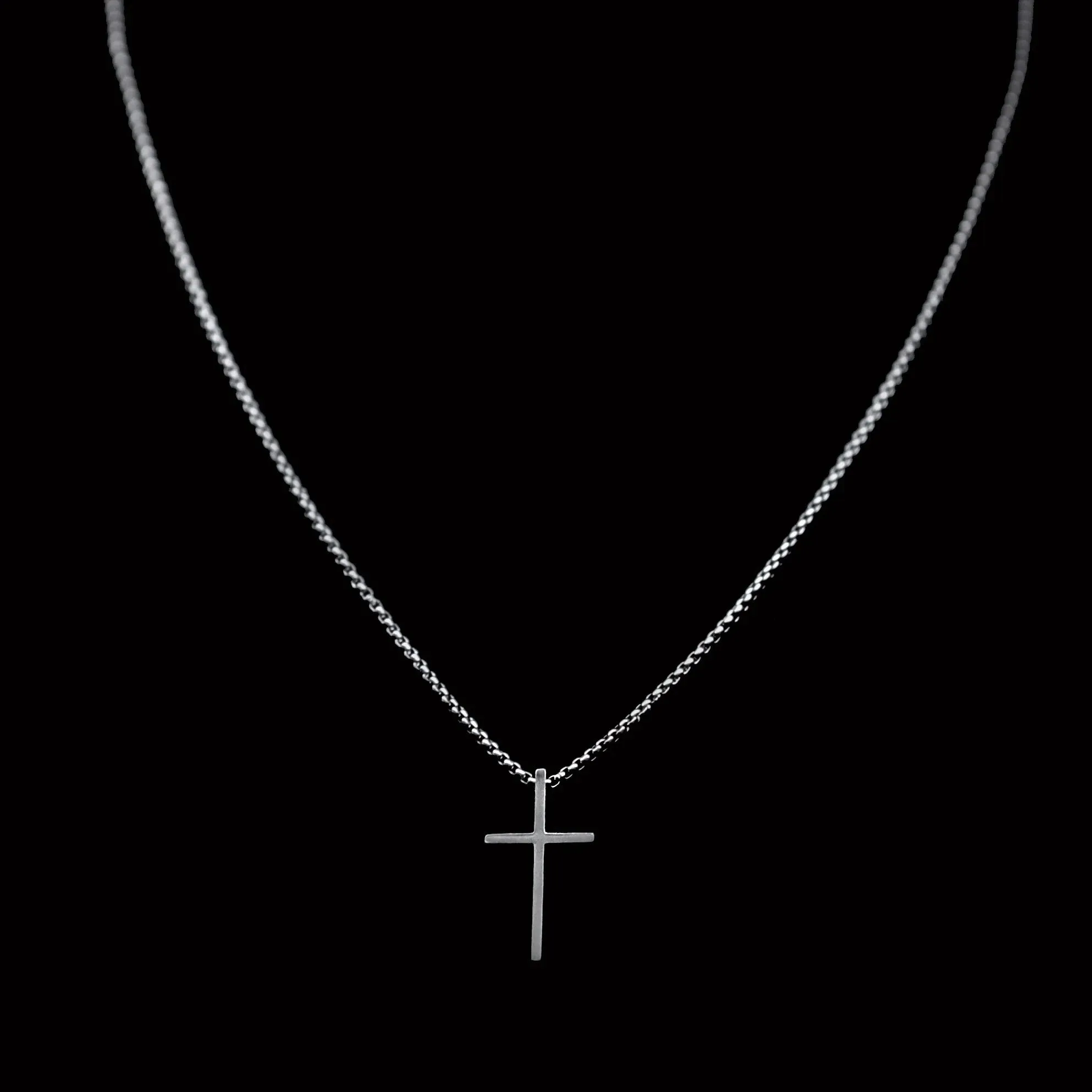 Azriel Crucifix Pendant with Chain Necklace