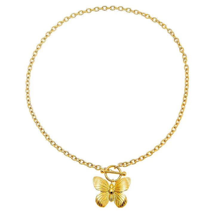 Butterfly Toggle Necklace