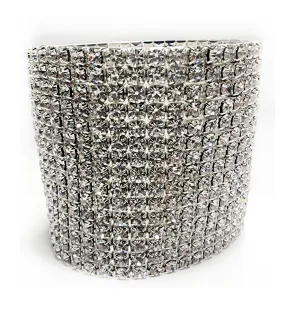 Crystal Avenue Rhinestone Cuff Bracelet