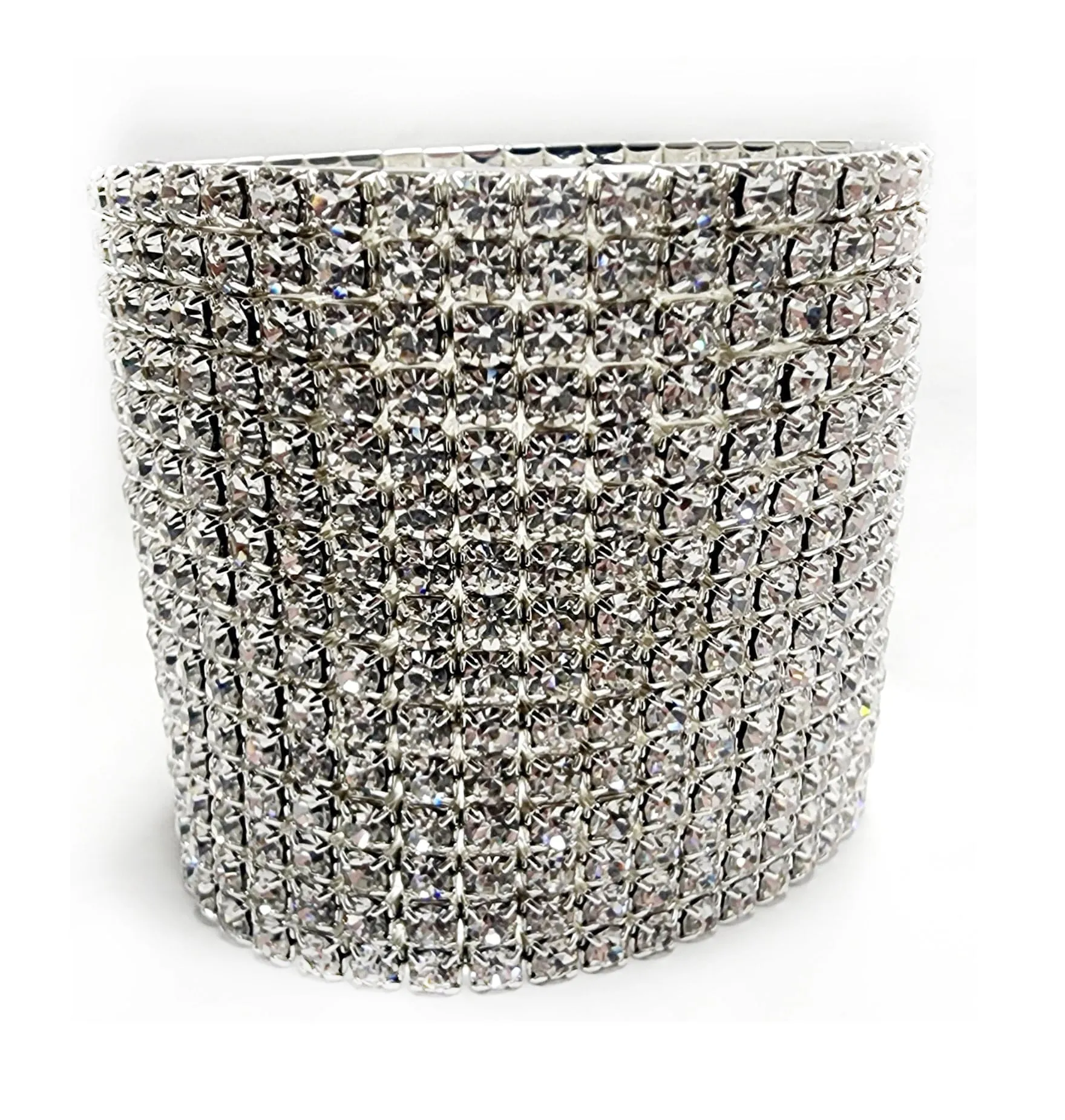Crystal Avenue Rhinestone Cuff Bracelet