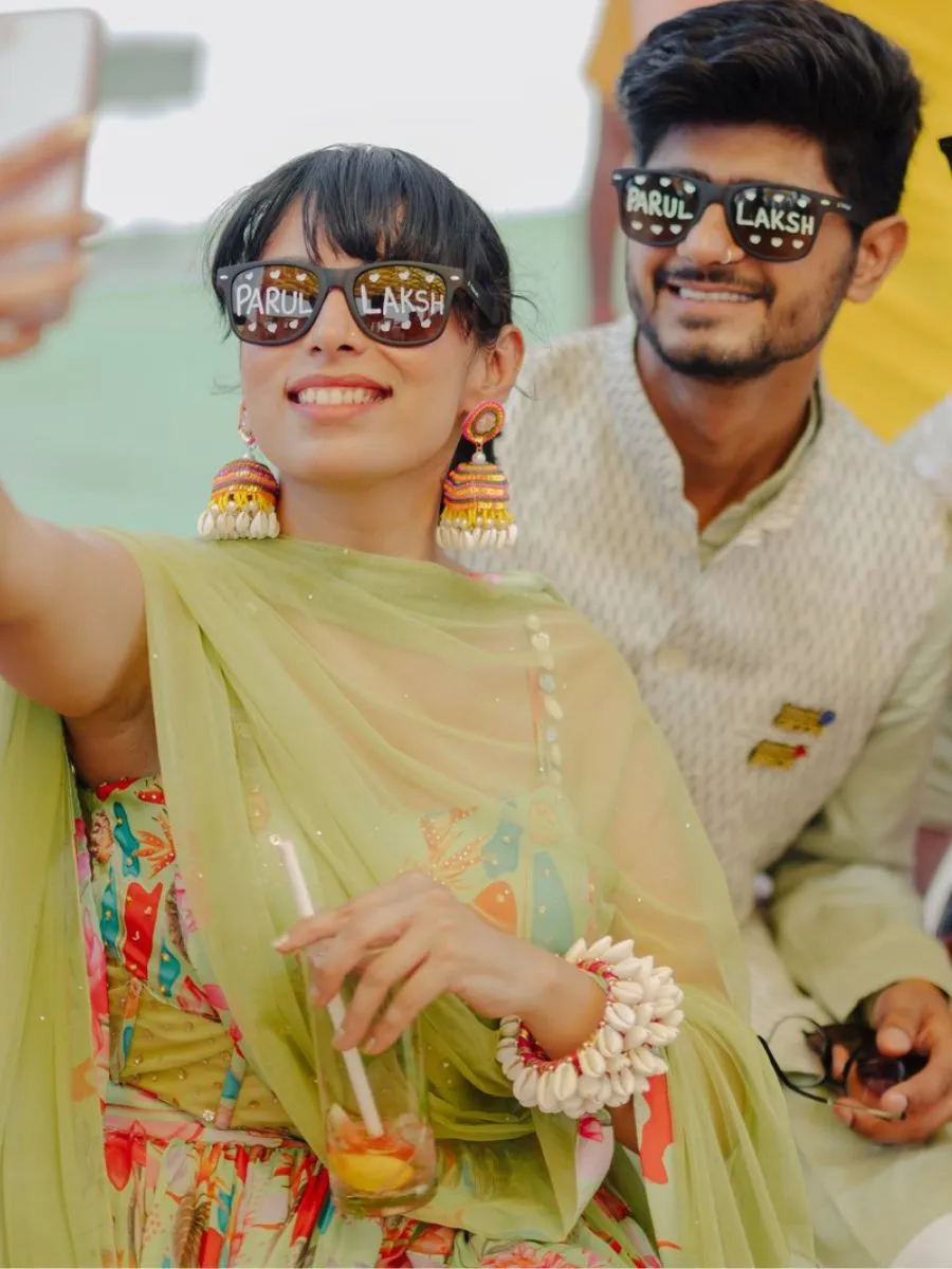 Customised Sunglasses Mehendi Favours
