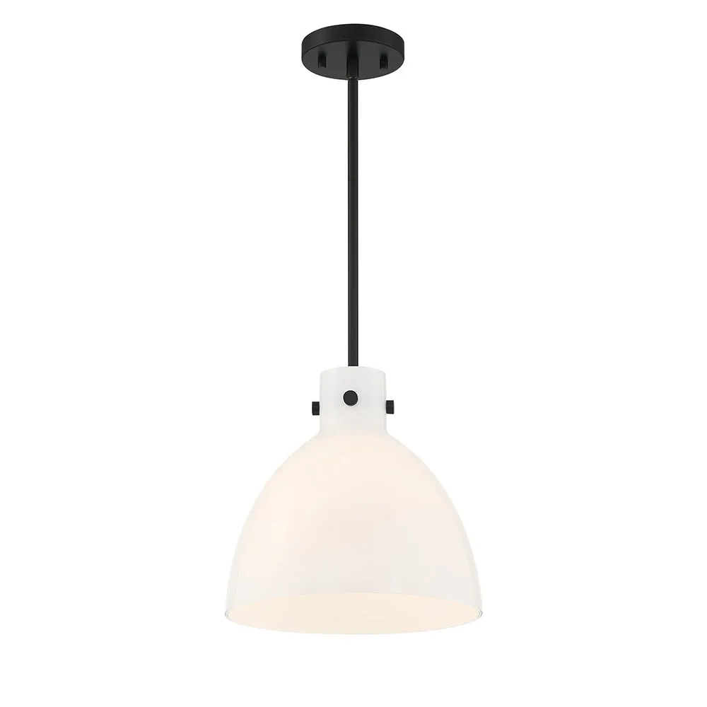 Ellie 1 Light Pendant - Black