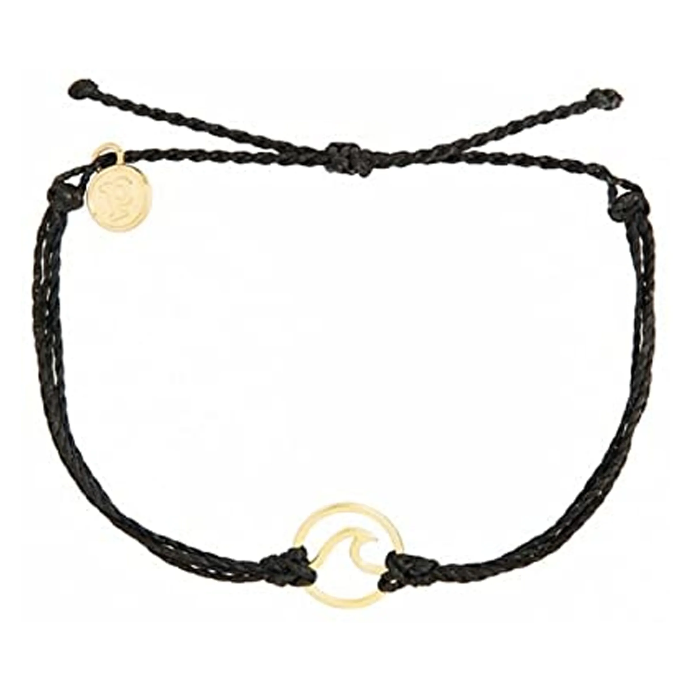 Gold Wave Charm Bracelet