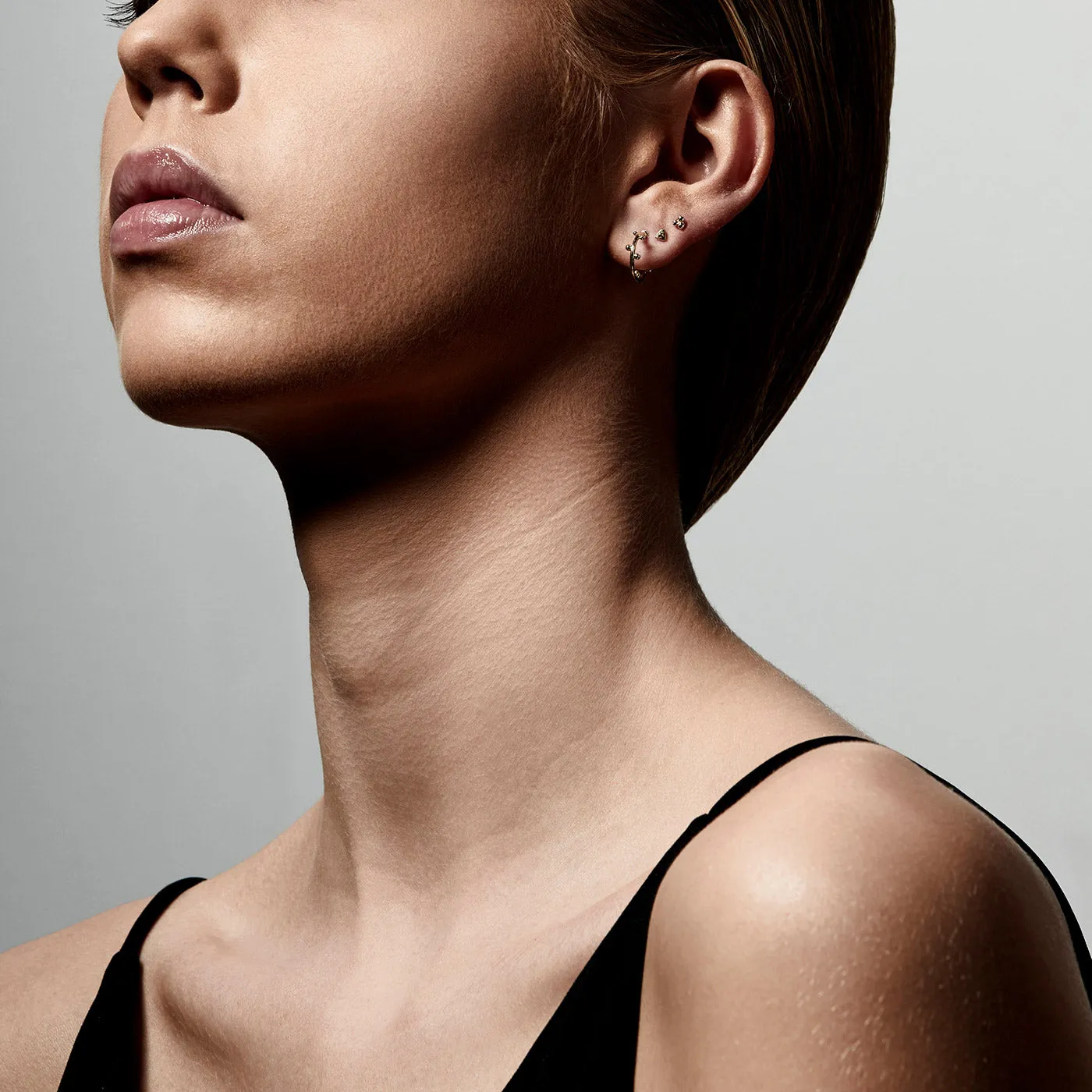 GRACEFULNESS earrings gold-plated