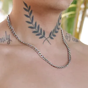 Jorge Silver-tone Curb Chain Necklace