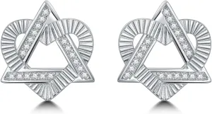 KZX 925 Sterling Silver Stud Earrings Dragon/Dog/Tree Earrings Cute Jewelry for Women