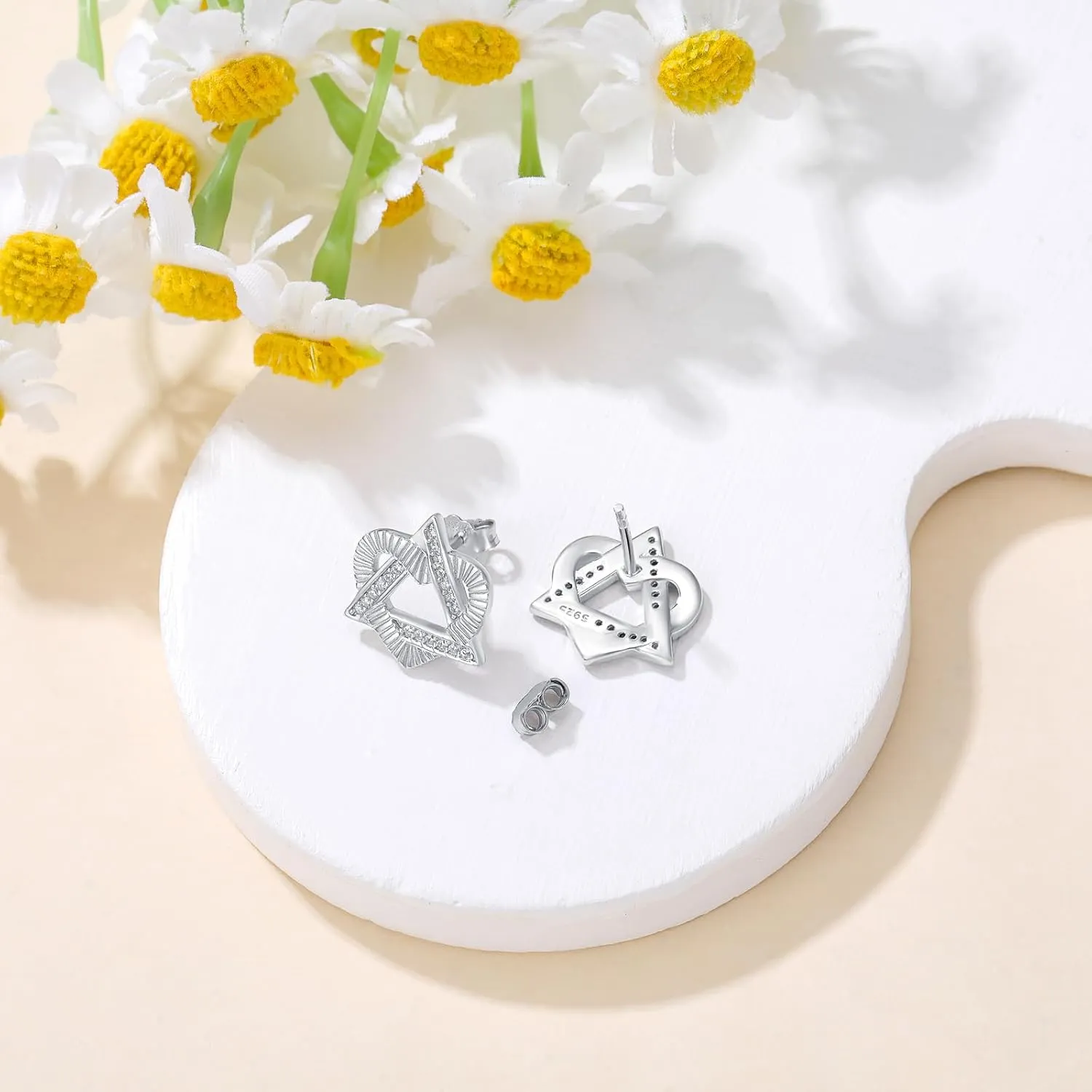 KZX 925 Sterling Silver Stud Earrings Dragon/Dog/Tree Earrings Cute Jewelry for Women