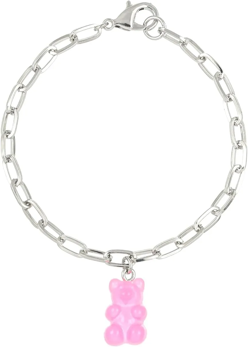 Madison Tyler Gummy Bear Bracelet | Gold Bracelets for Women | Charm Bracelets for Women | Cute Bear Bracelets Jewelry Gift for Women