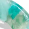 Marbleized Hoop Earring