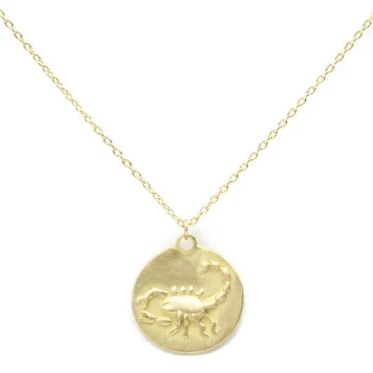 MARIAN MAURER Zodiac Medal Necklace
