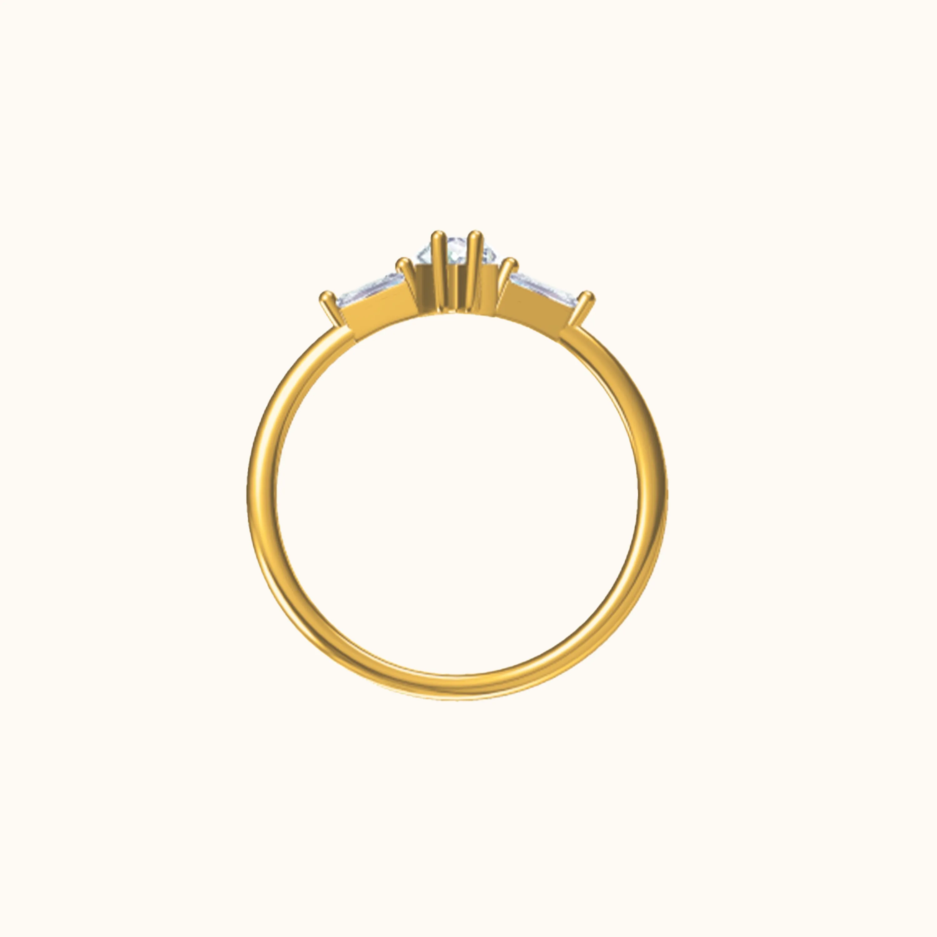 Marquise Cut CZ Ring