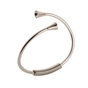 MelanO Crossover Twist Bangle - SS