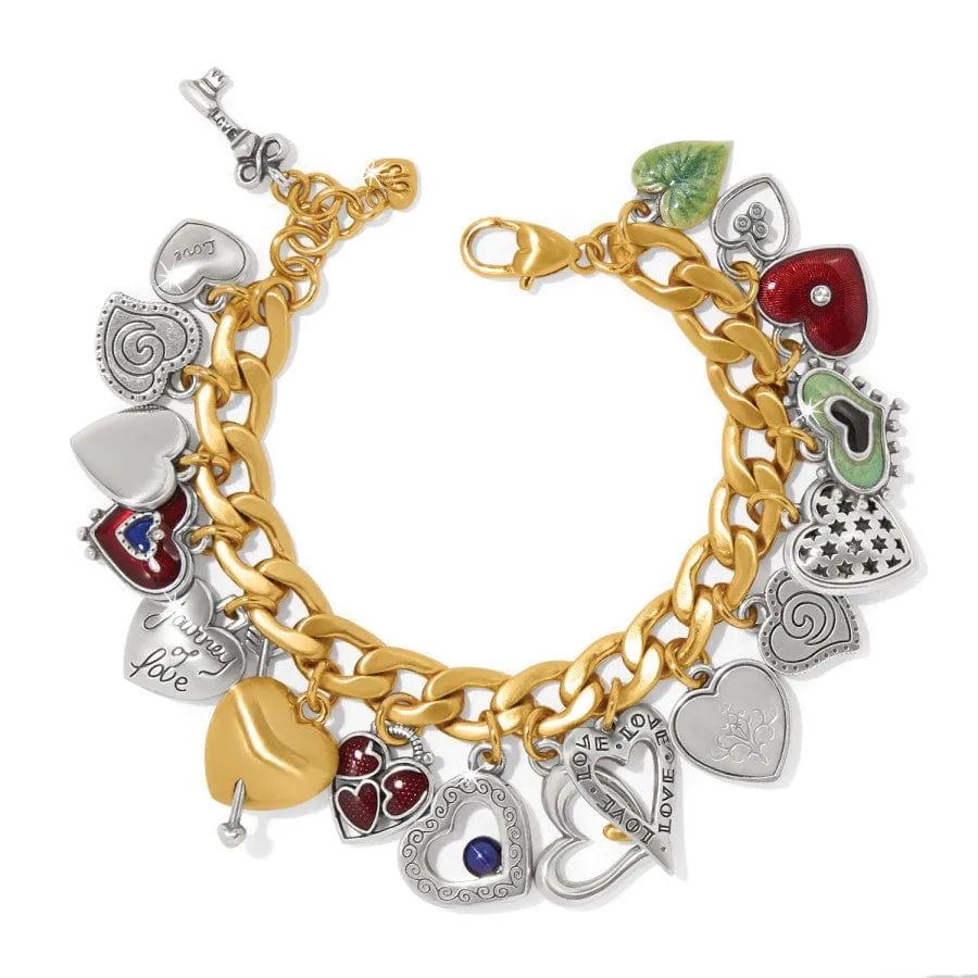 ONE HEART CHARM BRACELET