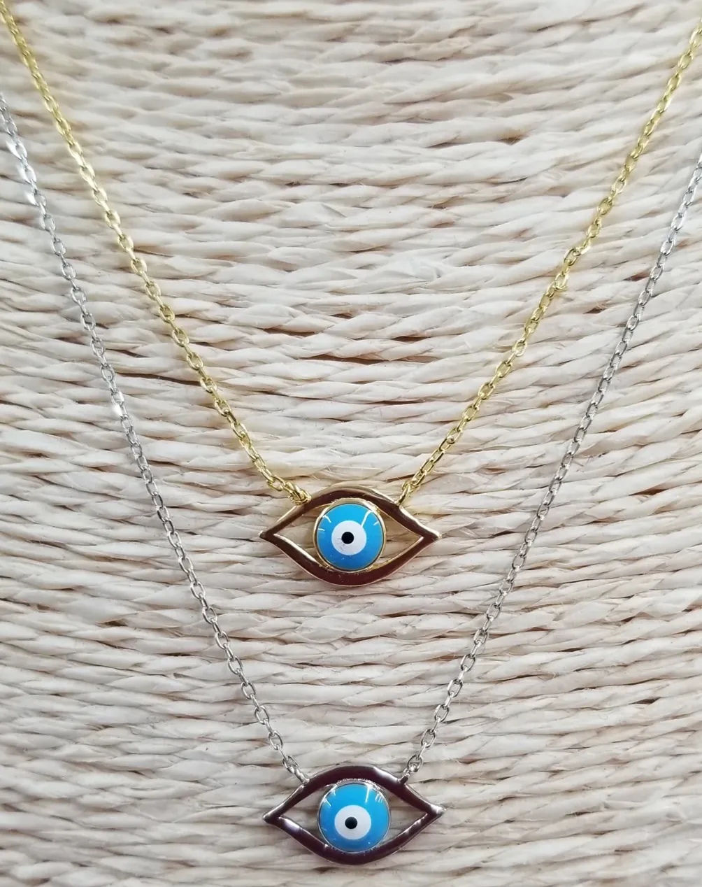 Sterling Silver Evil Eye Necklace