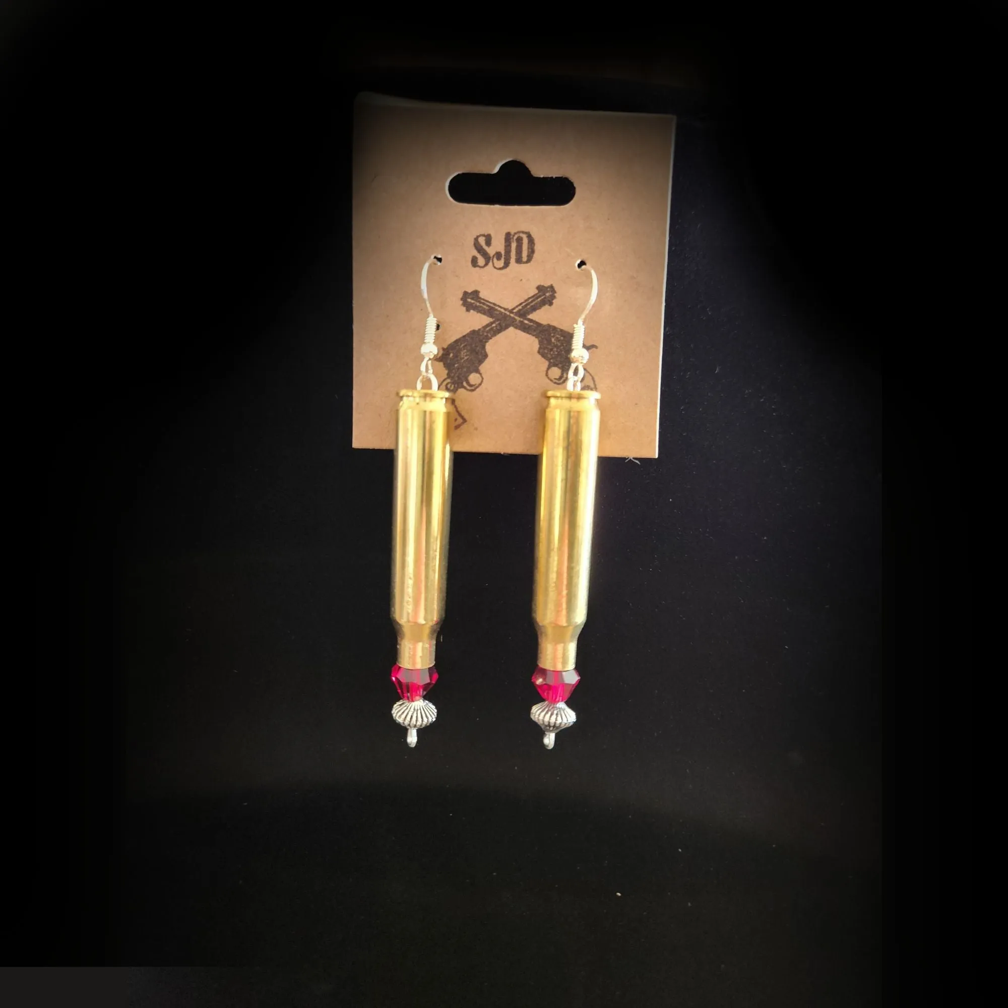 Tactical Elegance Earrings | Red