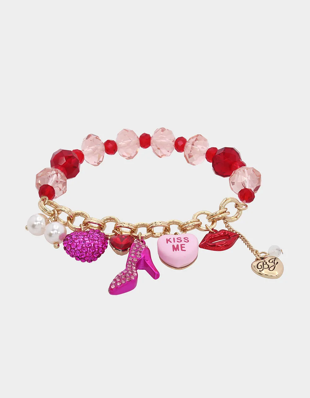 THINK PINK STRETCH CHARM BRACELET PINK