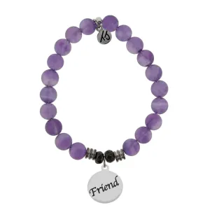 T.Jazelle- Amethyst Charm Bracelets