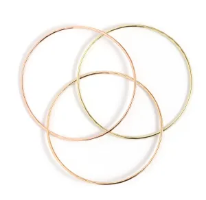Triple Round Rolling Bangles