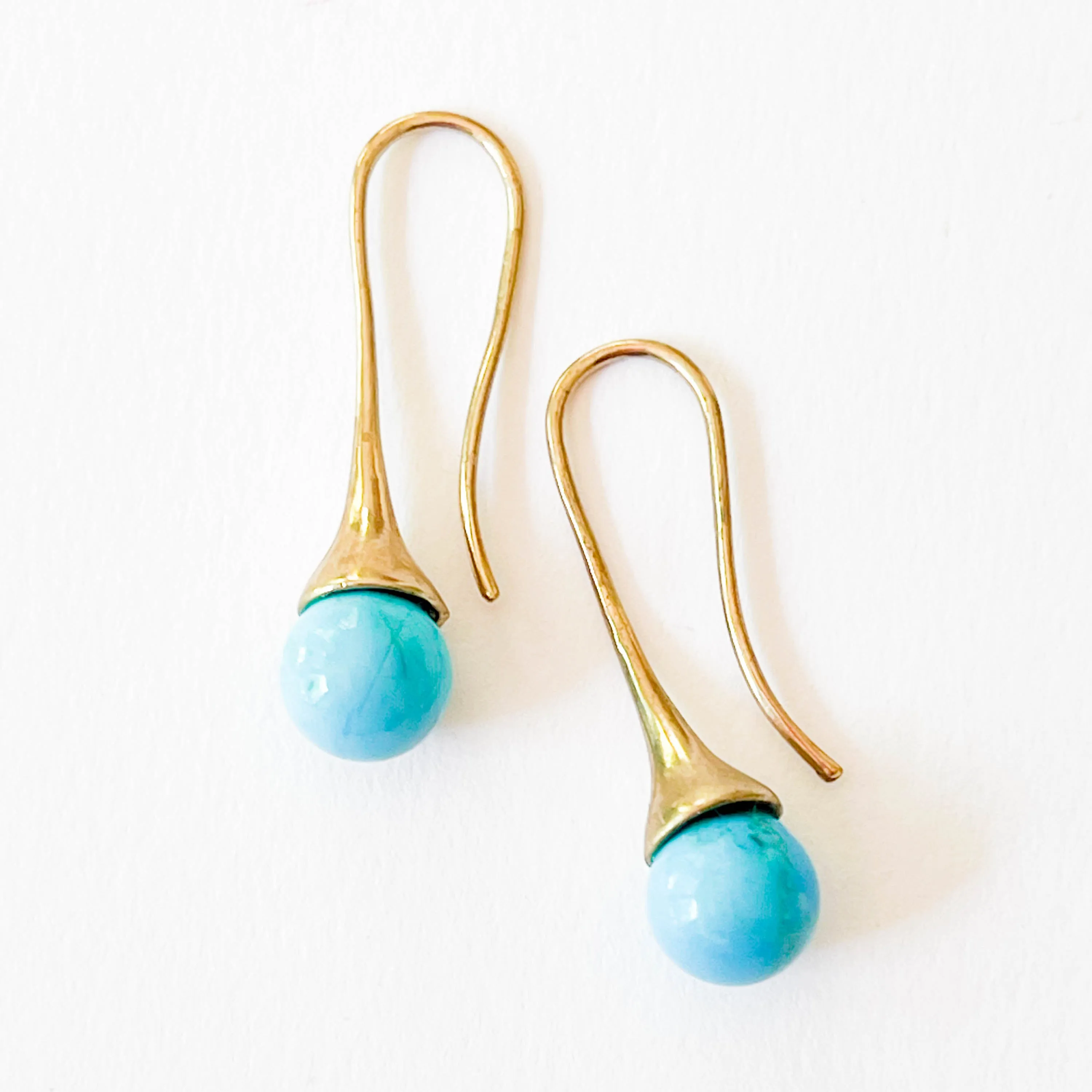 Turquoise Teardrop Earrings