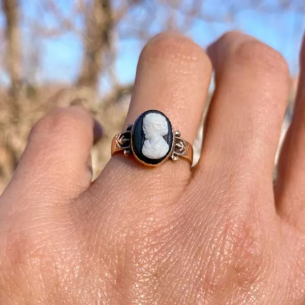 Victorian Hardstone Cameo Ring