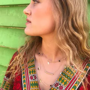 Vintage Black Bead Chain