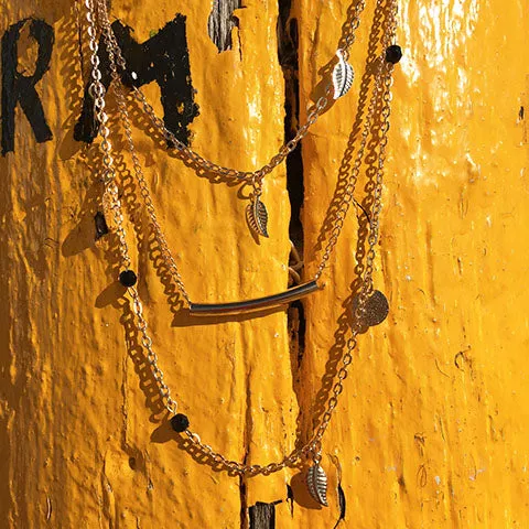 Vintage Black Bead Chain