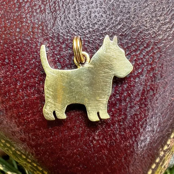 Vintage Scottie Dog Charm
