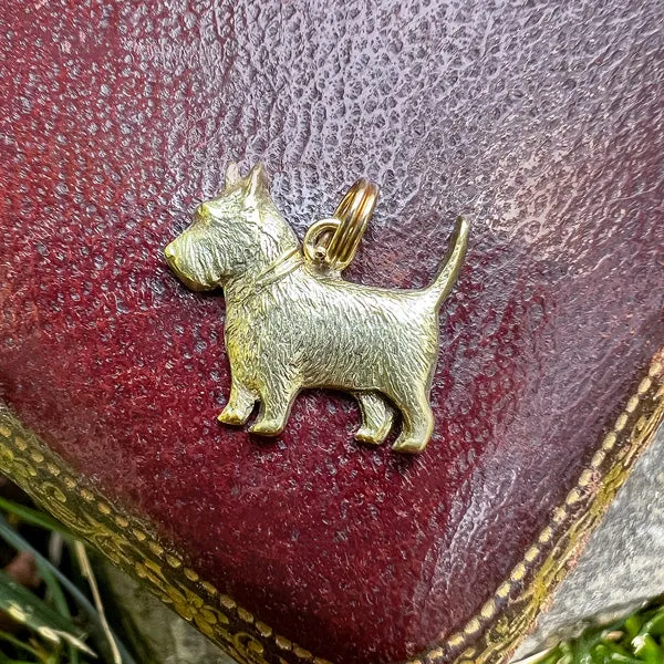 Vintage Scottie Dog Charm