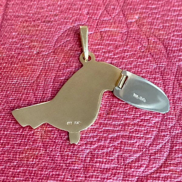 Vintage Toucan Necklace
